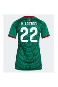 Meksiko Hirving Lozano #22 Jalkapallovaatteet Naisten Kotipaita MM-kisat 2026 Lyhythihainen
